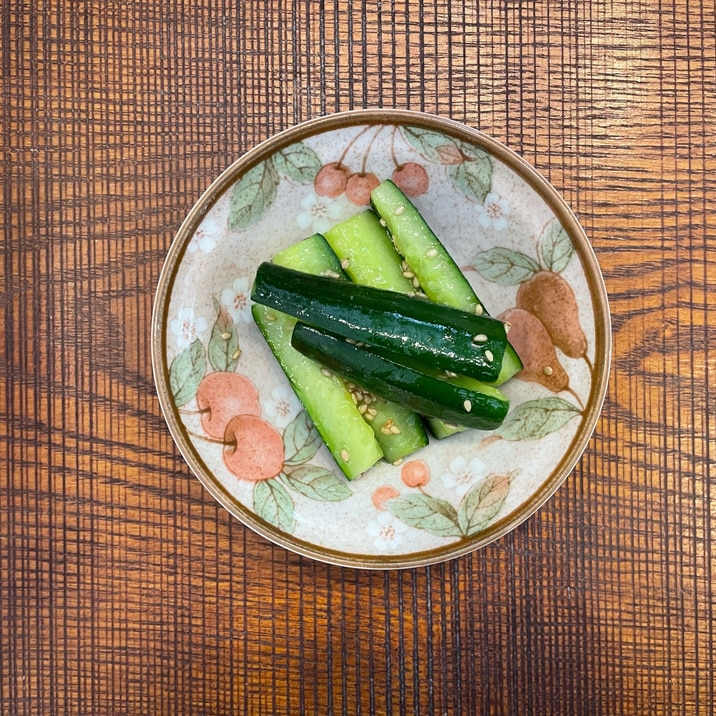 簡単分量！さっぱり副菜！ぽりぽりきゅうり！